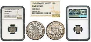 Philip V (1700-1746). 1/2 real. 1740. ... 