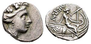 Euboia. Histiaia. Tetróbolo. 197-146 a.C. ... 