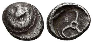 Lycia. Dióbolo. 470-435 a.C. Kuprilli. ... 