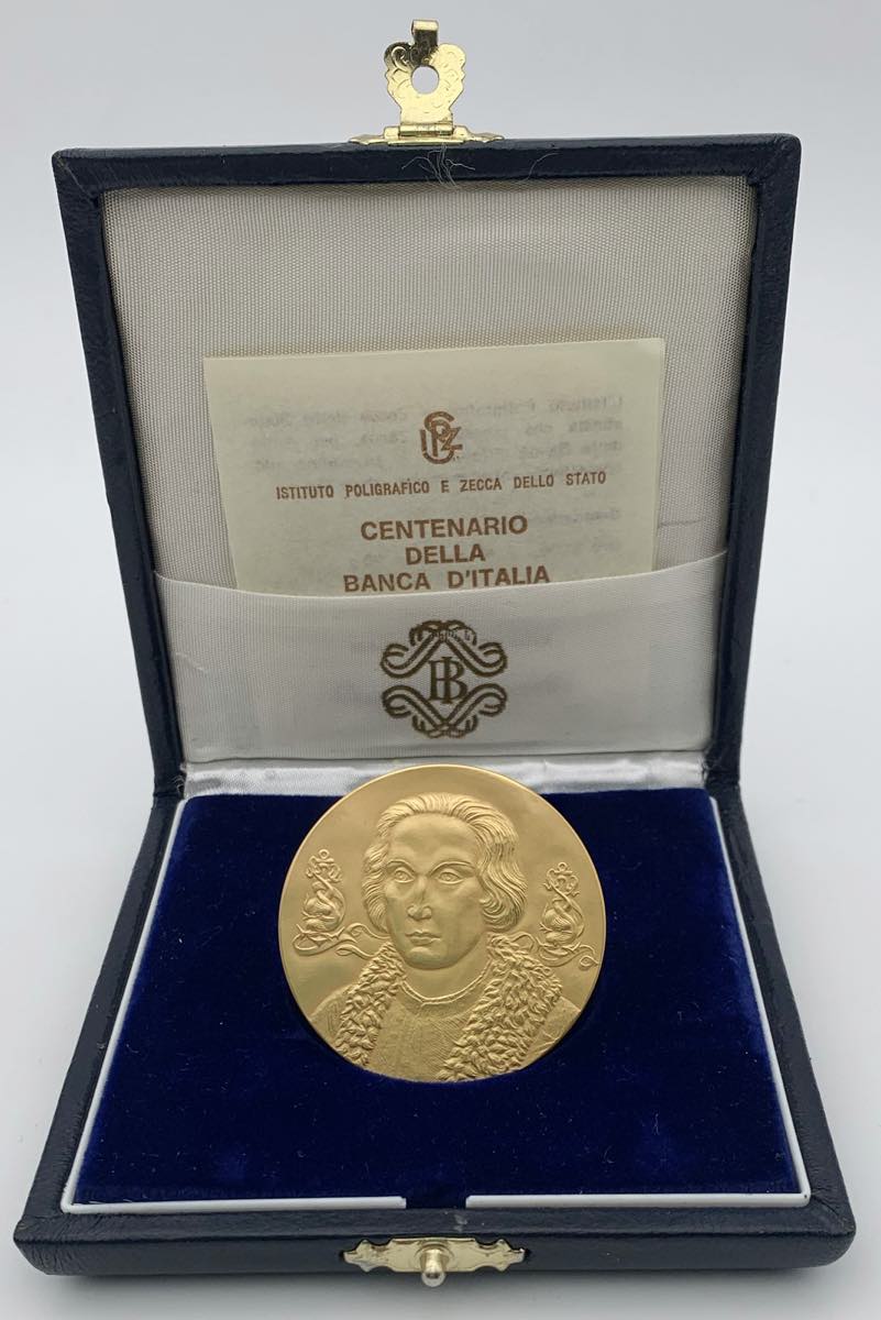 Italia - Medaglia celebrativa del Centenario ... - Numismatic Auctions ...