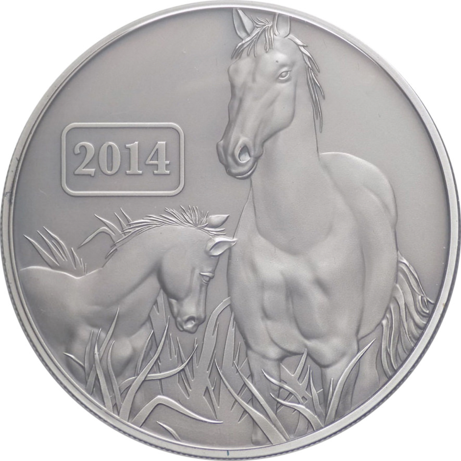 TOKELAU YEAR OF THE HORSE 銀貨2014 SILVER Tokelau - 5 Dollars 2014 (Year of the Horse) - 1