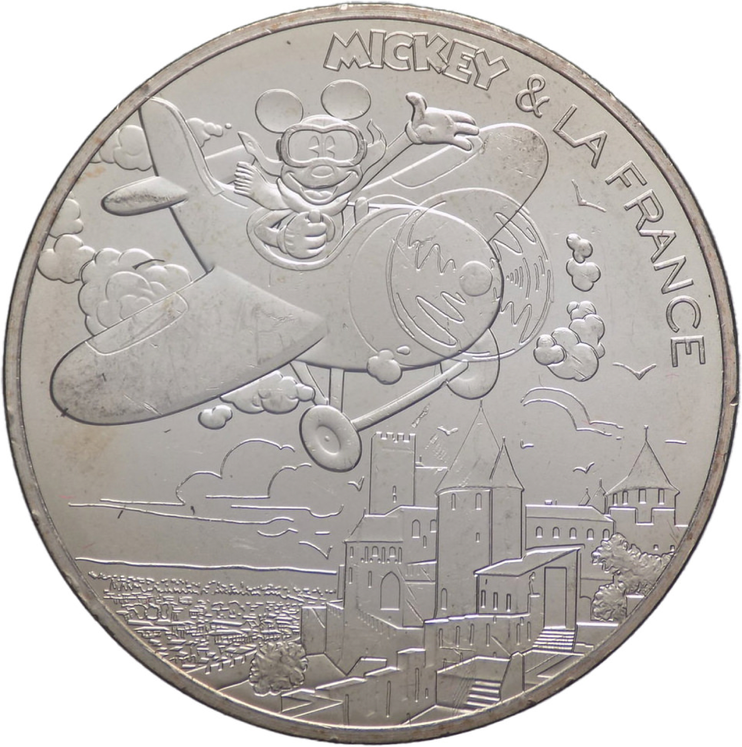 Francia - 10 euro 2018: Walt Disney Mickey Mouse
