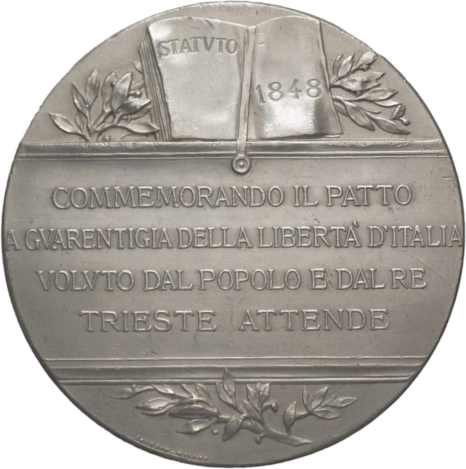 Medaglia Commemorativa dei 50 anni dello Numismatica Ferrarese