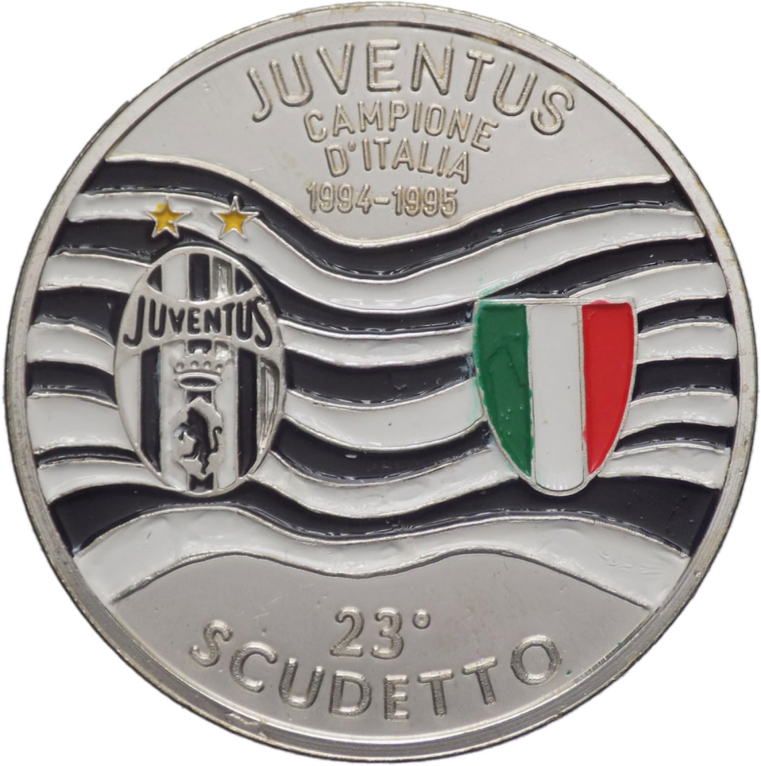 Medaglia Juventus Campione Ditalia 1994 1995 Numismatica