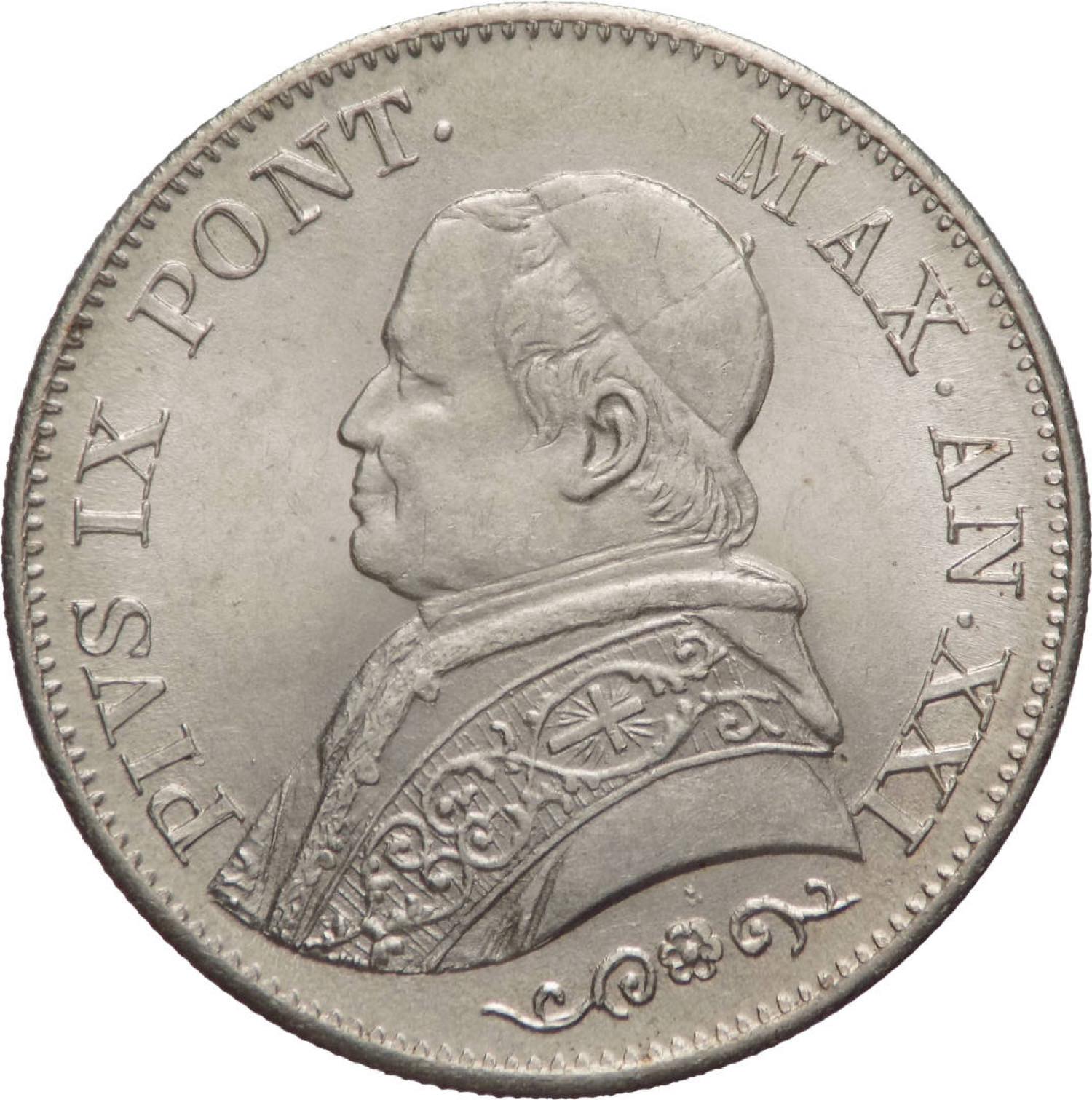 Roma Stato Pontificio Pio IX, MastaiFerretti Numismatic