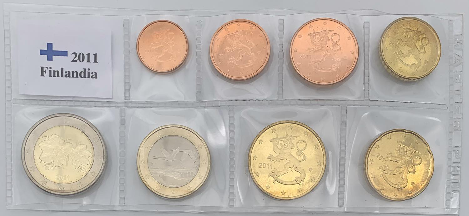 Finlandia - Serie Euro di 8 valori in blister -  - Numismatica