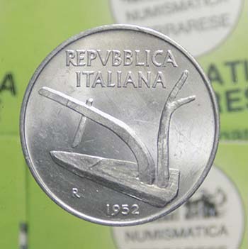 Repubblica italiana 10 lire spiga ... 