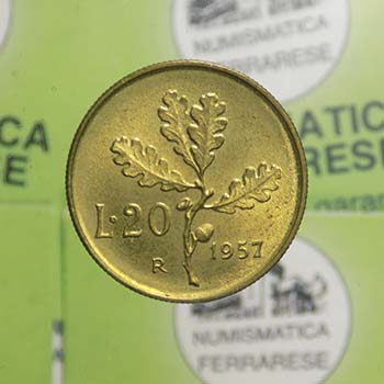 Repubblica Italiana - 20 lire ... 