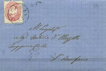 LOMBARDO VENETO - 1863 - 5 soldi ... 