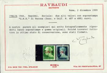 ITALIA R.S.I. - 1944 emissione di ... 