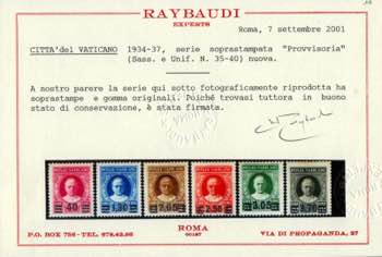Filatelia - VATICANO - 1934 ... 