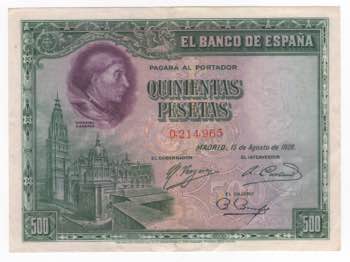 Spagna - Banca di Spagna - 500 ... 