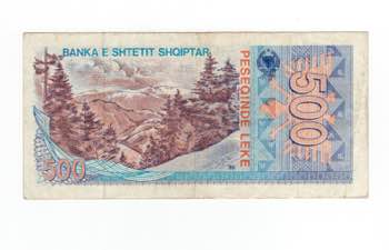 Albania - Banca dellAlbania 500 ... 