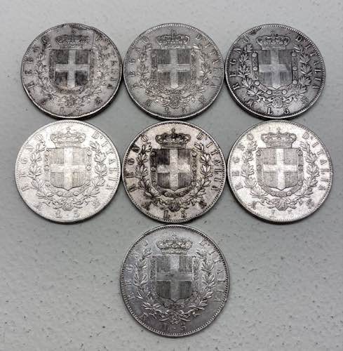 Regno dItalia - Lotto n.7 monete ... 