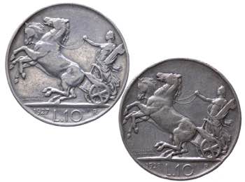 Regno dItalia - Lotto n.2 monete ... 