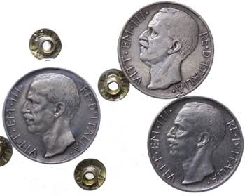 Regno dItalia  - Lotto n.3 monete ... 