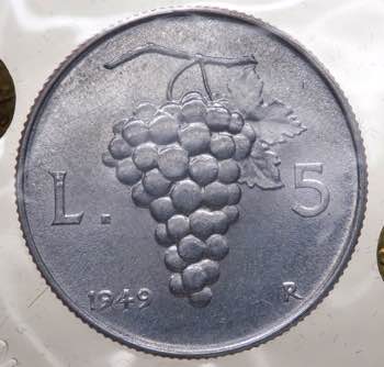 Monetazione in Lire (1946-2001) 5 ... 