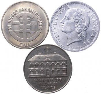 Monete Estere - Lotto 3 monete ... 