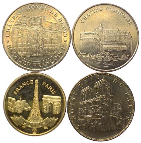 Francia - Lotto n.4 medagliette di ... 
