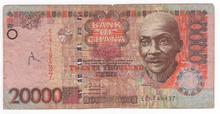 Ghana - Banca del Ghana 20000 ... 