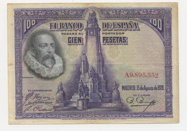 Spagna - Banca della Spagna - 100 ... 