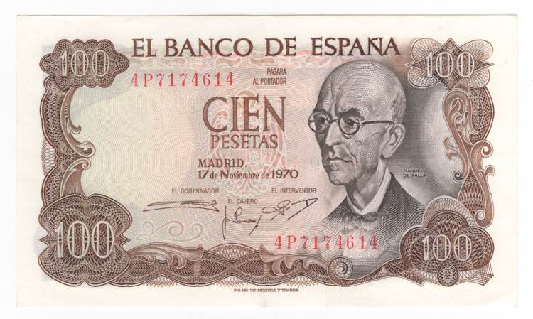 Spagna - Banca della Spagna 100 ... 