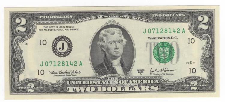 Stati Uniti dAmerica - 2 Dollari ... 