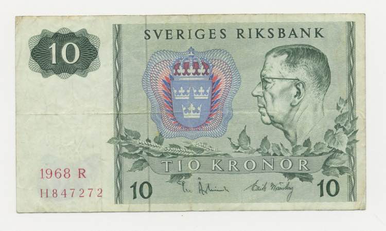Svezia - 10 Kronor 1968 - Serie H ... 