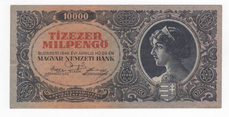 Ungheria - Post WWII - 10000 Pengo ... 