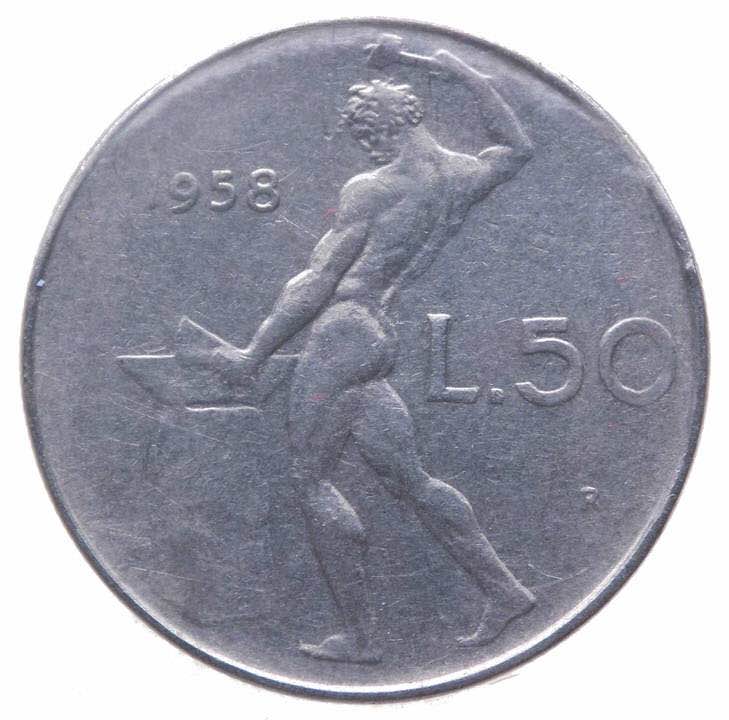 Monetazione in Lire (1946-2001) 50 ... 