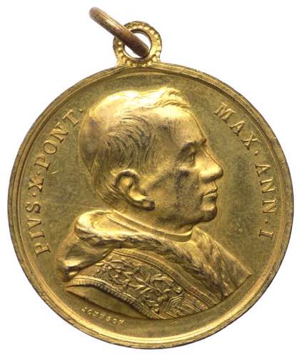 Pio X, Sarto (1903-1914); medaglia ... 
