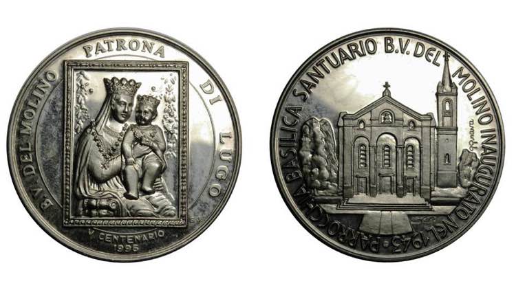 Italia - Lugo - medaglia per il V ... 