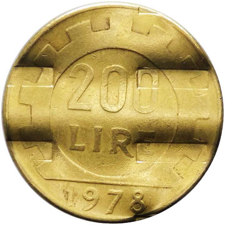 200 lire 1978 tipo Lavoro - ... 