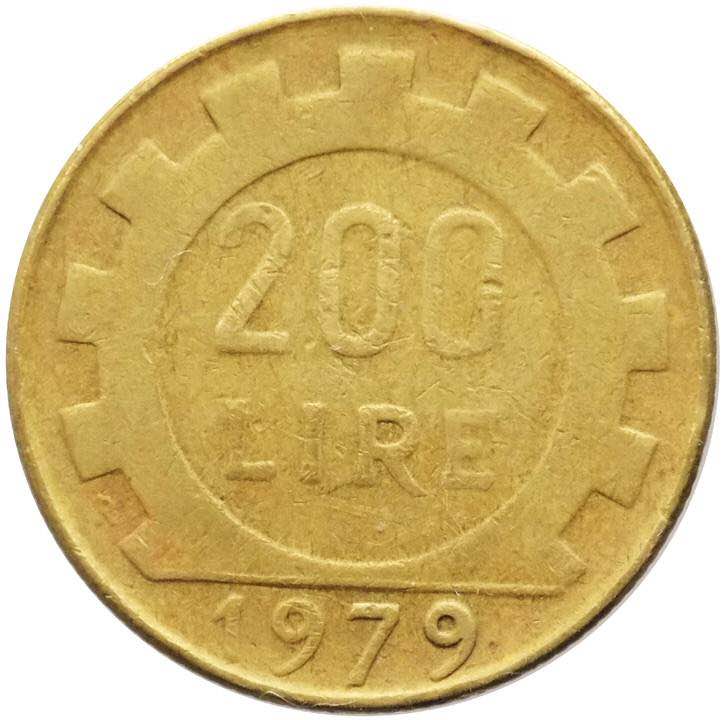 200 lire 1979 tipo Lavoro  - ... 