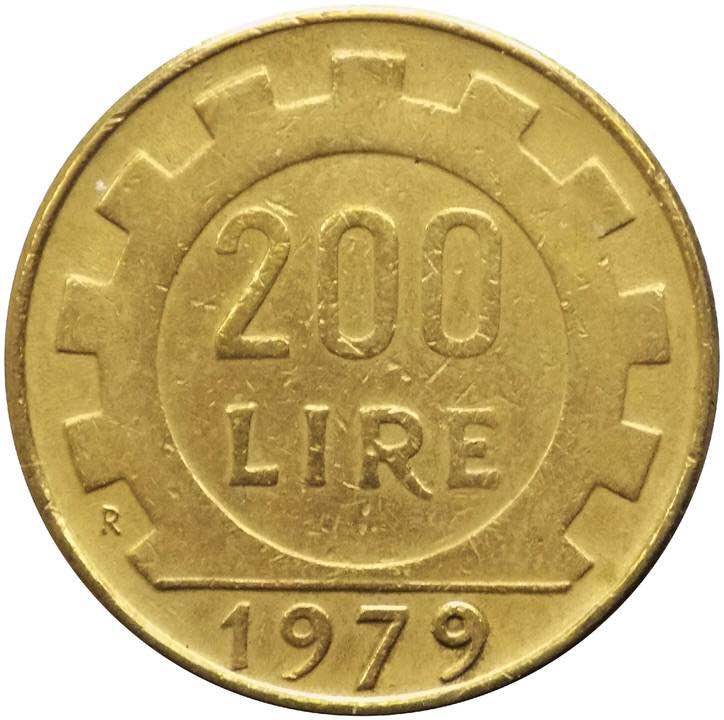 200 lire 1979 tipo Lavoro - ... 