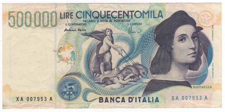 Repubblica italiana - 500000 Lire ... 