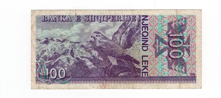 Albania - Banca dellAlbania 100 ... 