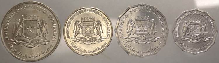 Somalia - lotto di 4 monete ... 
