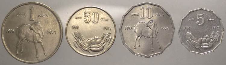 Somalia - lotto di 4 monete ... 