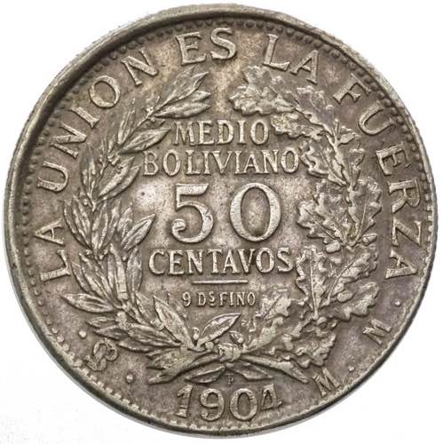 Bolivia (dal 1825) - 50 centesimo ... 