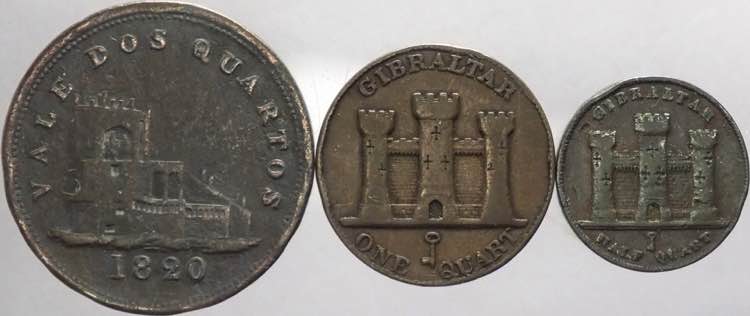 Gibilterra - lotto di 3 monete di ... 