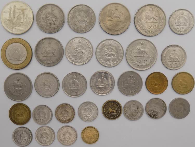 Iran - lotto di 31 monete di ... 