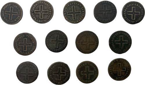 Savoia - lotto di 13 monete da 2 ... 