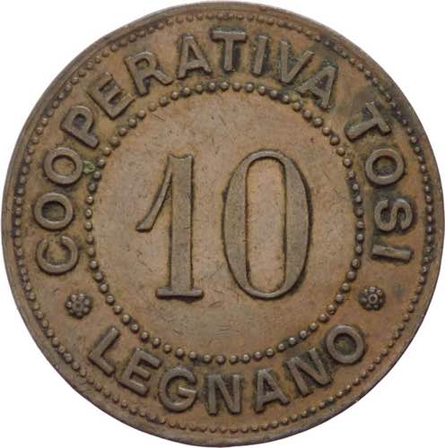 Italia - Gettone da 10 centesimi ... 