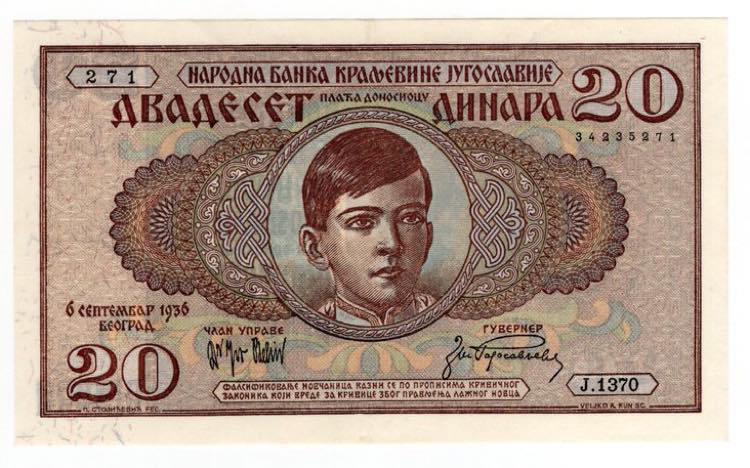 Jugoslavia - Banca Nazionale, ... 