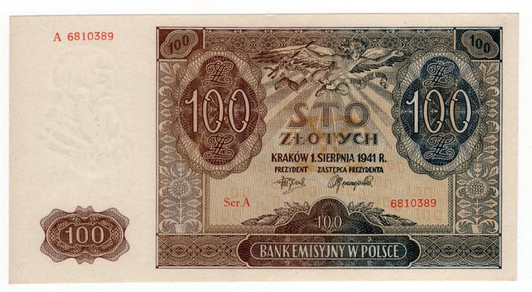 Polonia - 100 Złotych 1941 - N° ... 