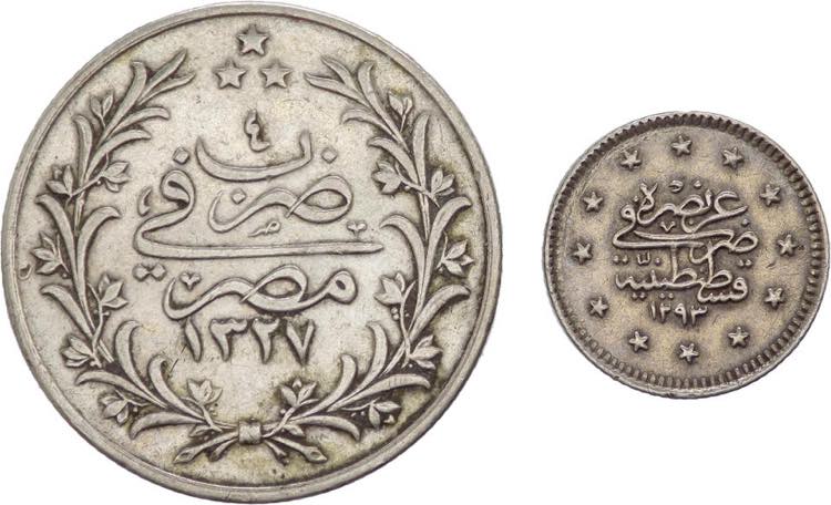Turchia/Egitto - lotto di 2 monete ... 
