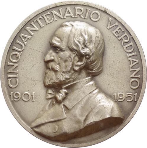 Italia - Medaglia emessa nel 1951 ... 