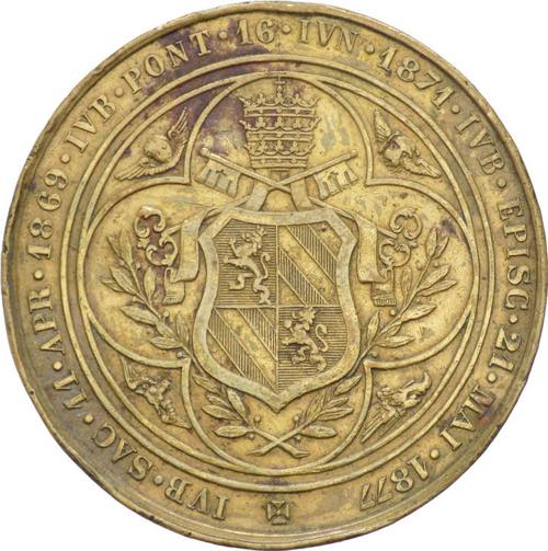 Belgio - medaglia a nome di Pio IX ... 