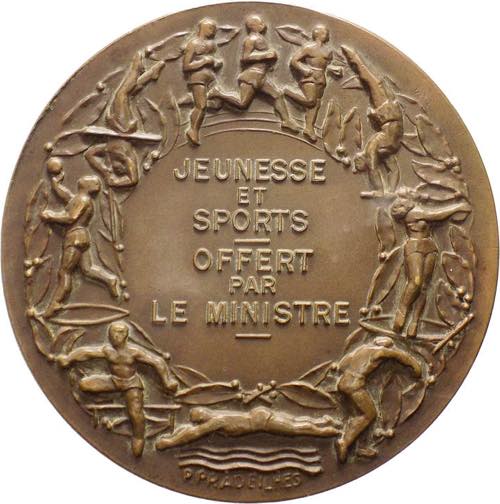 Francia - medaglia Jeunesse et ... 